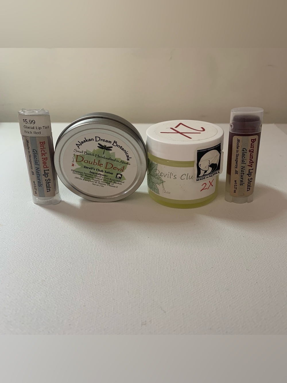 Bundle of 4 Alaskan natural skincare products
